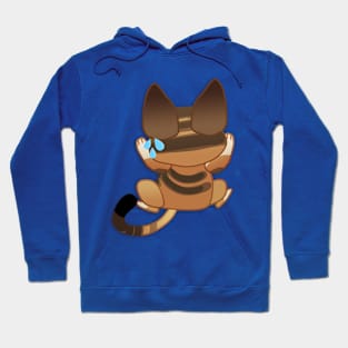 Gilbert the kitten pattern! back Hoodie